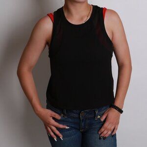 Spyder Active Black Sports Bra Top Sz S Women's Mesh Back